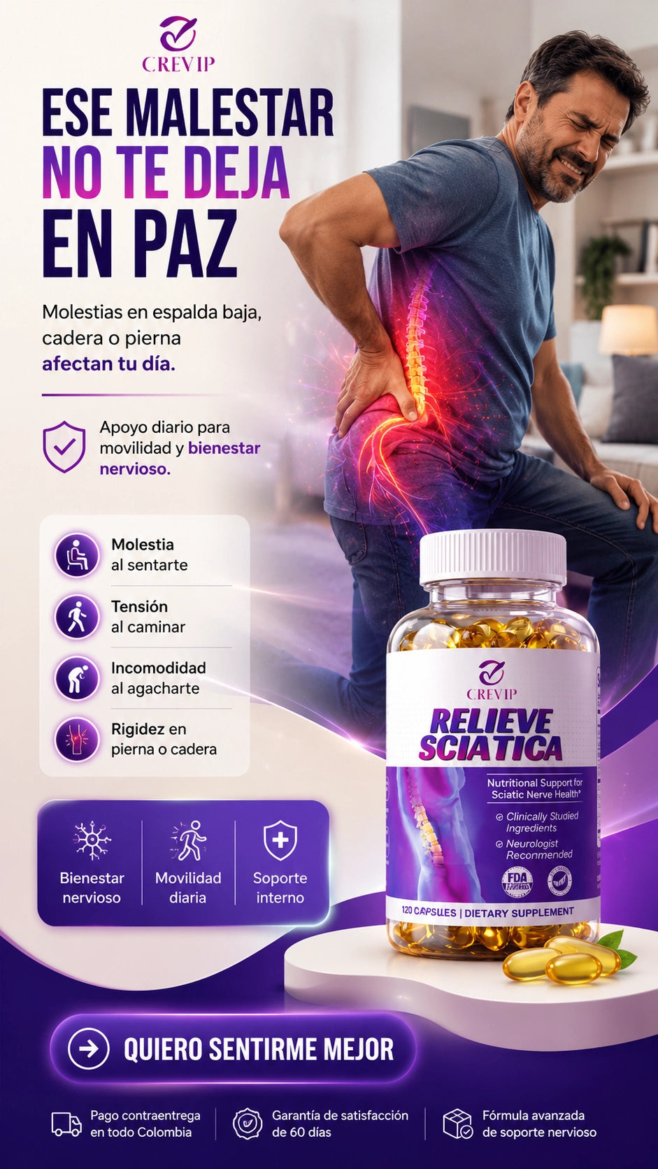 Tratamiento Para el Dolor Ciático | Relieve Sciatica original