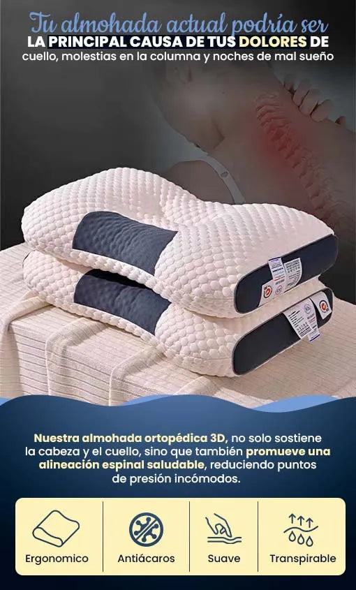 Almohada Ortopédica 3D